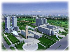 郑州高新区创业中心鸟瞰效果图
